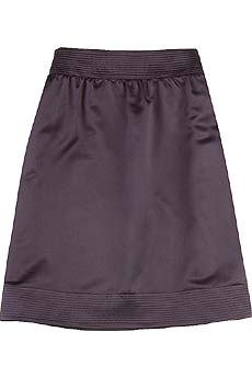 Burberry Prorsum Satin A-line skirt