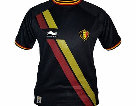 Burrda - Pilatus Spts Managemt Belgium Away Shirt 2014 Black 14BG004RM-998