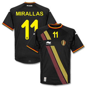 Burrda Belgium Away Mirallas Shirt 2014 2015