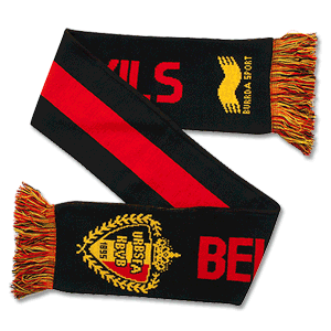 Burrda Belgium Red Devils Scarf - Black 2014 2015