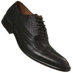 Burton Black Brogue Shoes