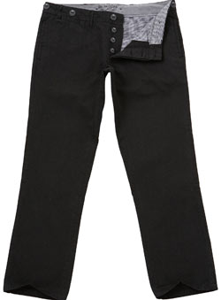 Burton Black Stripe Casual Trouser