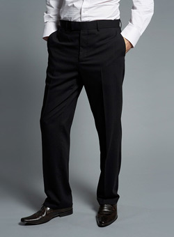 Burton Black Travel Suit Trousers