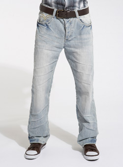 Burton Bleach Straight Fit Denim Jeans