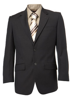 Burton Brown Herringbone Suit Jacket