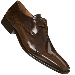 Burton Brown Leather Detailed Lace Up Brogue Shoes