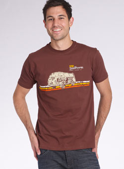 Burton Brown VW Camper T-Shirt