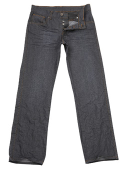 Burton Coated Indigo Straight Fit Denim Jeans