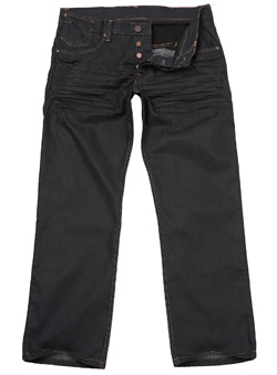 Burton Dark Coated Premium Straight Denim Jean