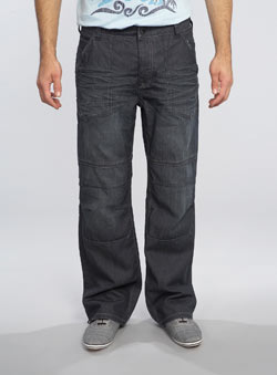Burton Dark Wash Loose Fit Jeans