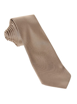Burton Gold Slim Silk Tie