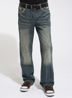 Burton Green Tint Vintage Straight Fit Jeans