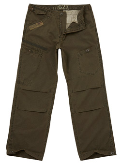 Burton Khaki Ripstop Combat Trouser
