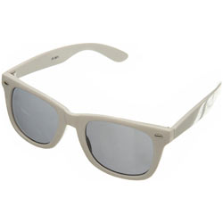 Large White Wayfarer Style Sunglasses