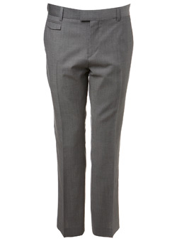 Burton Light Grey Premium Trousers