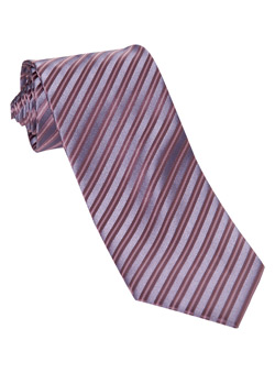 Lilac And Pink Stripe Tie