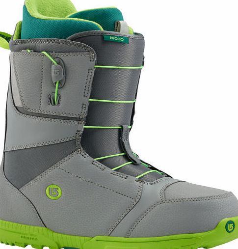 Burton Mens Burton Moto Snowboard Boots - Gray/Green