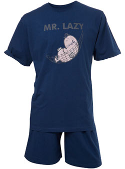 Burton Mr Lazy Licensed Short And T-Shirt Pyjamas