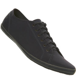 Navy Lace Up Plimsolls
