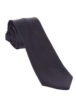 Burton Purple Plain Slim Silk Tie