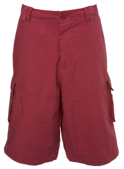 Red Casual Shorts