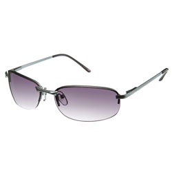 Rimless Silver Sunglasses
