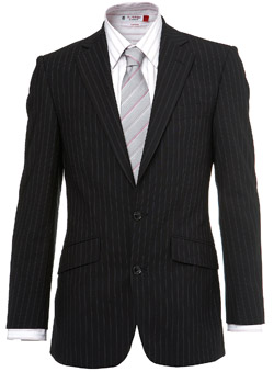 Burton Studio Black Stripe Suit Jacket