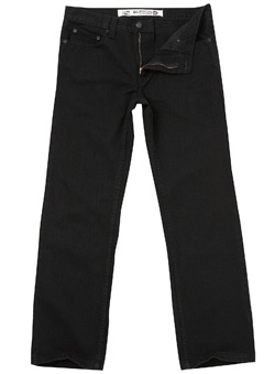 Burton True Black Straight Fit Denim Jeans