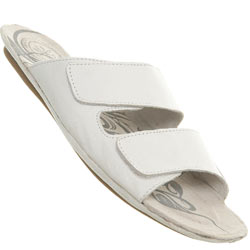 White Double Strap Sandals