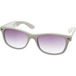 White Plastic Wayfarer Sunglasses