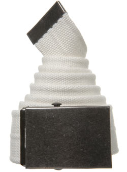 Burton White Webbing Casual Belt