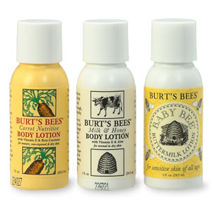 Burts Bees Mini Moisturising Body Lotion Kit