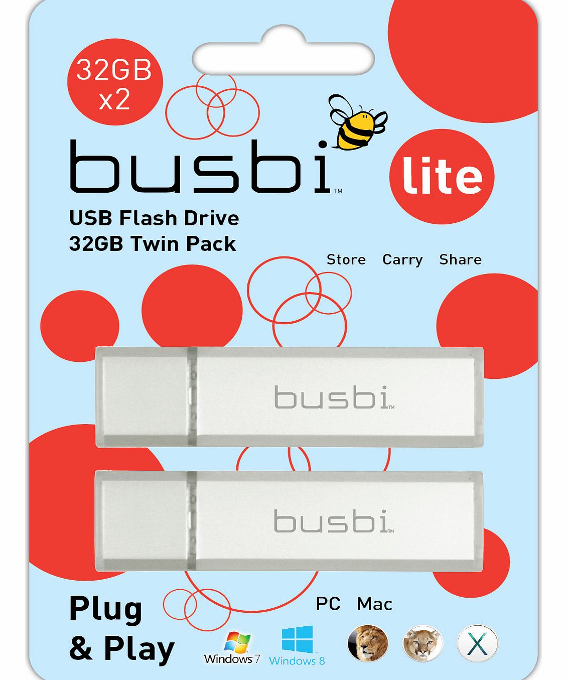 Busbi 32GB Lite R2 USB 2.0 Flash drive Value