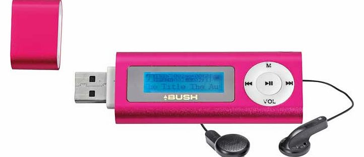 4GB MP3 Player with LED Display - Pink