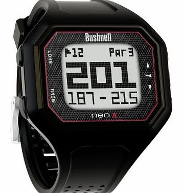 Bushnell Neo X GPS Golf Rangefinder Watch Black 368500 Preloaded NeoX Neo-X