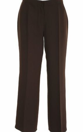Busy Clothing Womens Smart Brown Trousers 29`` and 31`` - 29`` Size 20