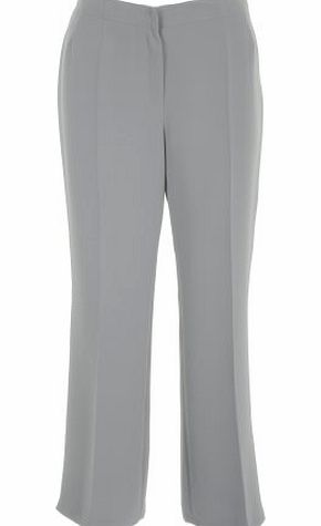 Busy Clothing Womens Smart Silver Grey Trousers 29`` and 31`` - 29`` Size 20