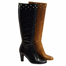 Butterfly by Matthew Williamson Round toe studded long boot