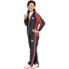Lightweight, fasionable tracksuit made from 100 micro polyester.  Straight cut top and ankle zips on