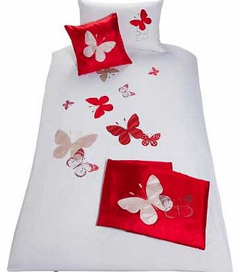 Butterfly Red Bed in a Bag - Single