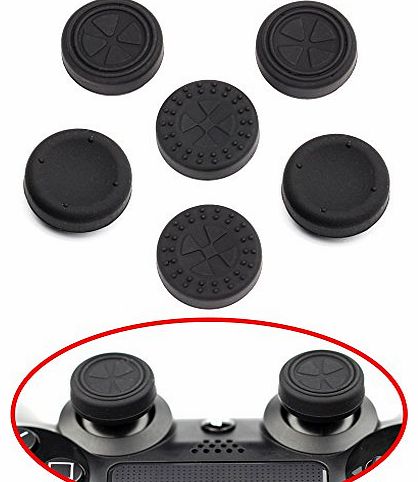 Thumb Grips 6 Pack for PS4 Controllers (PlayStation 4)