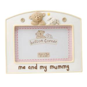 Button Corner Me and My Mummy Photo Frame