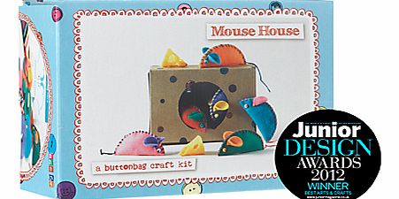 Buttonbag Mouse House Craft Kit