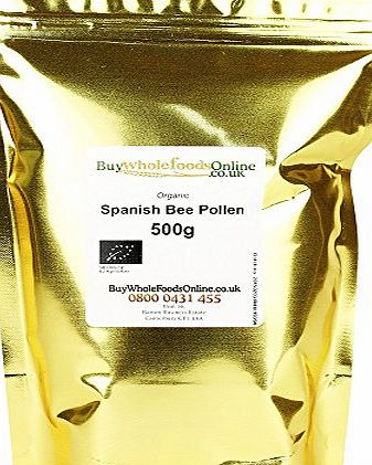 Buy Whole Foods Online Ltd. Buy Whole Foods Organic Spanish Bee Pollen 500 g