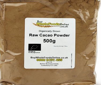 Buy Whole Foods Online Ltd. Organic Raw Cacao Powder 500g