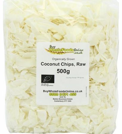 Buy Whole Foods Organic Coconut Chips Raw 500 g