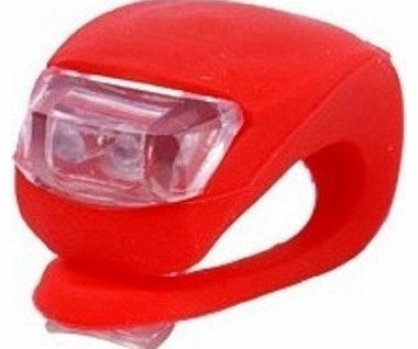 BuyinCoins Silicone Bike Bicycle Rear Wheel LED Flash Light Red By Buyincoins