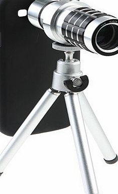 BuySKU 12x Zoom Telescope Camera Lens Case Cover for Samsung Galaxy S3 I9300
