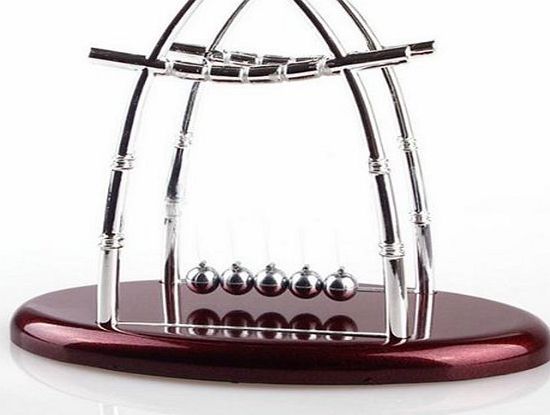 buytra HOT!Newtons Cradle Balance Ball Physics Science Fun Desk Toy Accessory