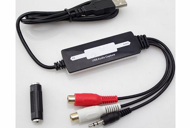 buytra USB MP3 AIFF WAV OGG Converter Recorder - Vinyl Cassette To CD/MP3 Audio Capture